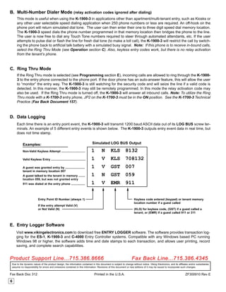 Viking K 1900-3 - Door Entry Dialer 250 apt | PDF