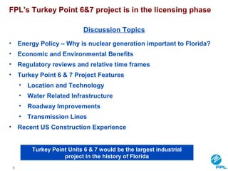 Turkey Point Control Room K.1 turkey point units 6 & 7 project | PPT