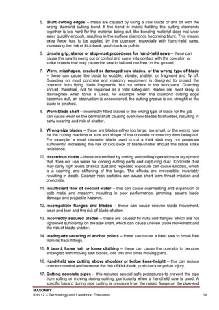 Masonry Learning Module Pdf K to 12 masonry learning module | PDF
