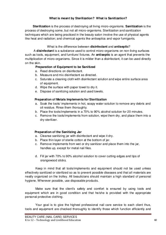 control are accidents used how prevent measures to K module nail care 12 to learning control are accidents used how prevent measures to K module nail care 12 to learning