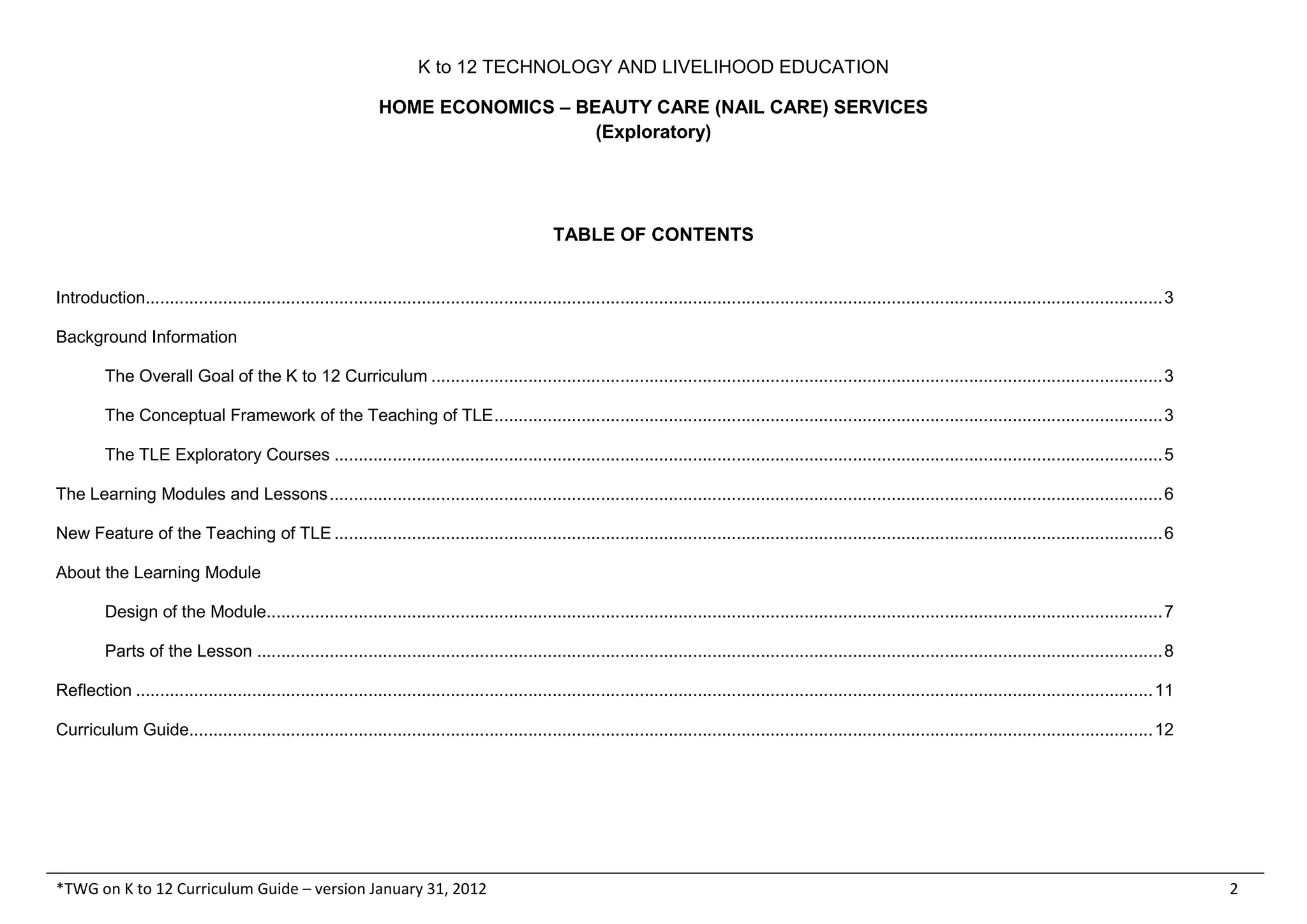 K to 12 nail care teacher's guide | PDF