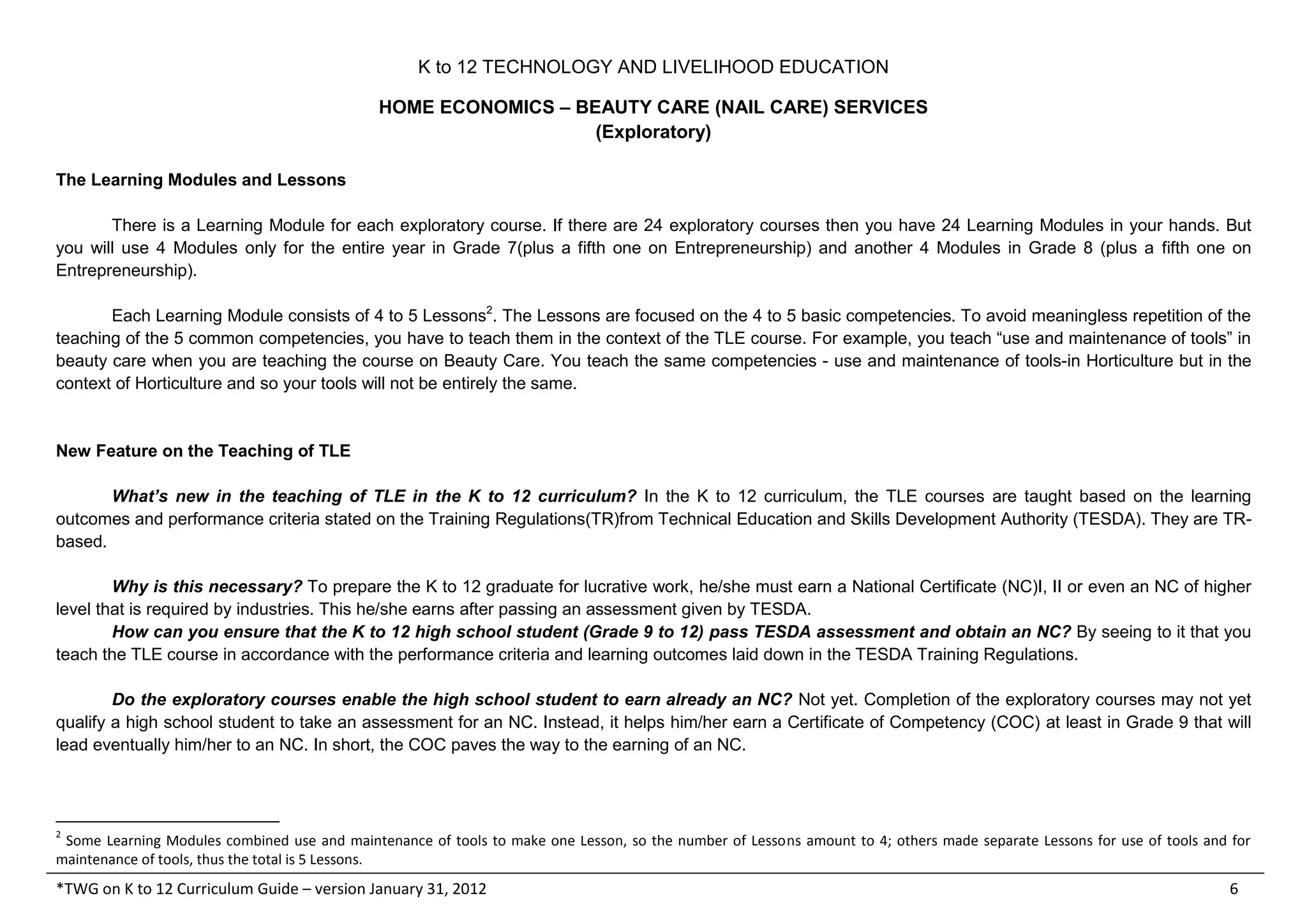 K to 12 nail care teacher's guide | PDF