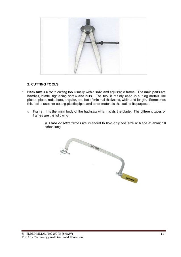 K to 12 smaw welding learning module