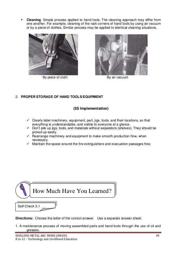 K to 12 smaw welding learning module