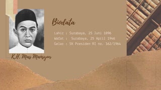 Biografi K.H Mas Mansyur