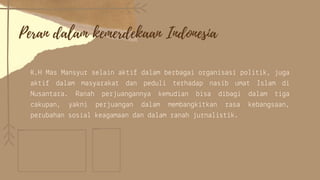 Biografi K.H Mas Mansyur