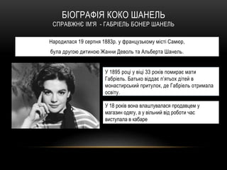 Коко Шанель | PPT