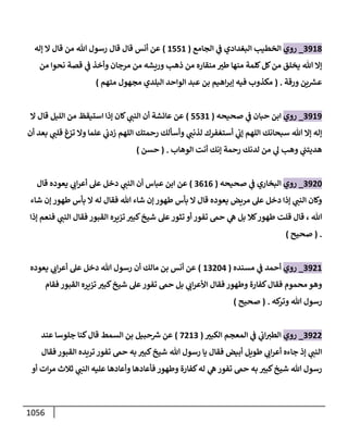 الكامل في أحاديث ذِكر الله وما ورد في فضله والأمر به والإكثار منه وأحاديث الأدعية والأذكار وما ورد في ألفاظها وفضائلها وأورادها / 6000 حديث