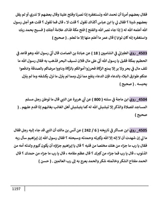 الكامل في أحاديث ذِكر الله وما ورد في فضله والأمر به والإكثار منه وأحاديث الأدعية والأذكار وما ورد في ألفاظها وفضائلها وأورادها / 6000 حديث