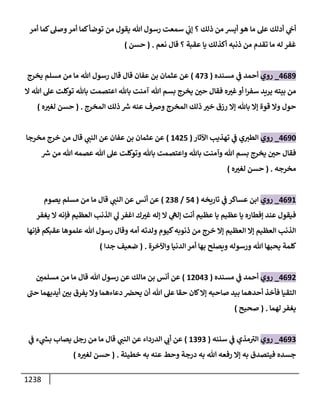 الكامل في أحاديث ذِكر الله وما ورد في فضله والأمر به والإكثار منه وأحاديث الأدعية والأذكار وما ورد في ألفاظها وفضائلها وأورادها / 6000 حديث