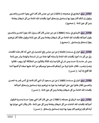 الكامل في أحاديث ذِكر الله وما ورد في فضله والأمر به والإكثار منه وأحاديث الأدعية والأذكار وما ورد في ألفاظها وفضائلها وأورادها / 6000 حديث