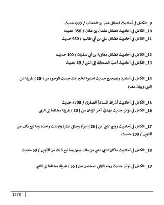 الكامل في أحاديث ذِكر الله وما ورد في فضله والأمر به والإكثار منه وأحاديث الأدعية والأذكار وما ورد في ألفاظها وفضائلها وأورادها / 6000 حديث