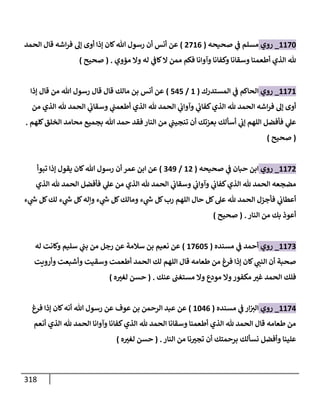 الكامل في أحاديث ذِكر الله وما ورد في فضله والأمر به والإكثار منه وأحاديث الأدعية والأذكار وما ورد في ألفاظها وفضائلها وأورادها / 6000 حديث