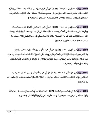 الكامل في أحاديث ذِكر الله وما ورد في فضله والأمر به والإكثار منه وأحاديث الأدعية والأذكار وما ورد في ألفاظها وفضائلها وأورادها / 6000 حديث
