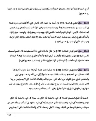 الكامل في أحاديث ذِكر الله وما ورد في فضله والأمر به والإكثار منه وأحاديث الأدعية والأذكار وما ورد في ألفاظها وفضائلها وأورادها / 6000 حديث