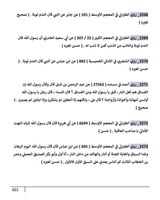 الكامل في أحاديث ذِكر الله وما ورد في فضله والأمر به والإكثار منه وأحاديث الأدعية والأذكار وما ورد في ألفاظها وفضائلها وأورادها / 6000 حديث