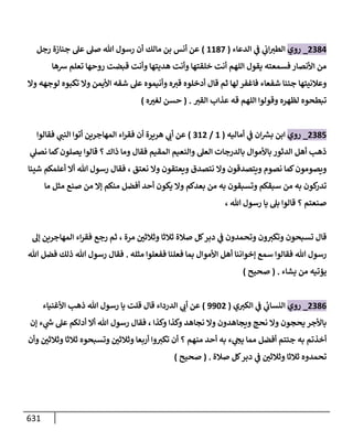 الكامل في أحاديث ذِكر الله وما ورد في فضله والأمر به والإكثار منه وأحاديث الأدعية والأذكار وما ورد في ألفاظها وفضائلها وأورادها / 6000 حديث