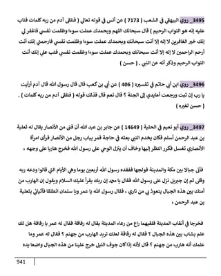 الكامل في أحاديث ذِكر الله وما ورد في فضله والأمر به والإكثار منه وأحاديث الأدعية والأذكار وما ورد في ألفاظها وفضائلها وأورادها / 6000 حديث