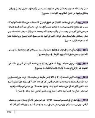 الكامل في أحاديث ذِكر الله وما ورد في فضله والأمر به والإكثار منه وأحاديث الأدعية والأذكار وما ورد في ألفاظها وفضائلها وأورادها / 6000 حديث