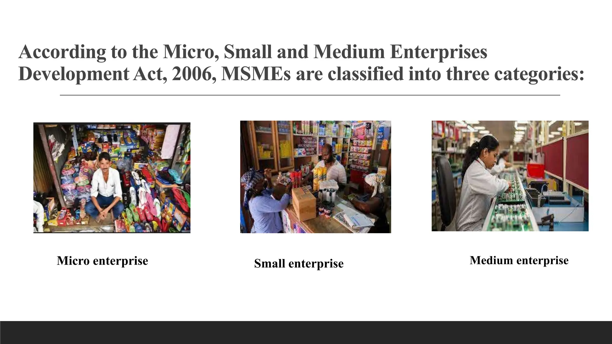 Micro, Small and Medium Enterprises Development Act, 2006 | PPTX