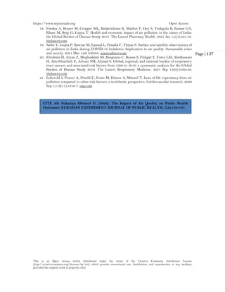 The Impact of Air Quality on Public Health Outcomes (www.kiu.ac.ug) | PDF