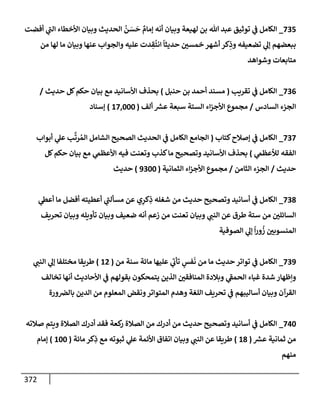 الكامل في جَمعِ أسانيد حديث ما أسكَرَ كثِيرُه فقلِيلُه حرام مع تفصيل كل إسناد وبيان درجته من الصحة والضعف وإظهار الدلائل علي صحة قول الأئمة القائلين أن مستحِلَّ ذلك يكفر كفرا أكبر وبيان عادة الحدثاء المنافقين في التمحك بمكذوبات الخلاف لنقض المتواتر