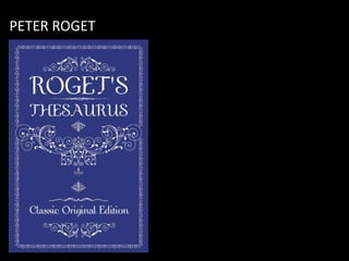 PETER ROGET
 