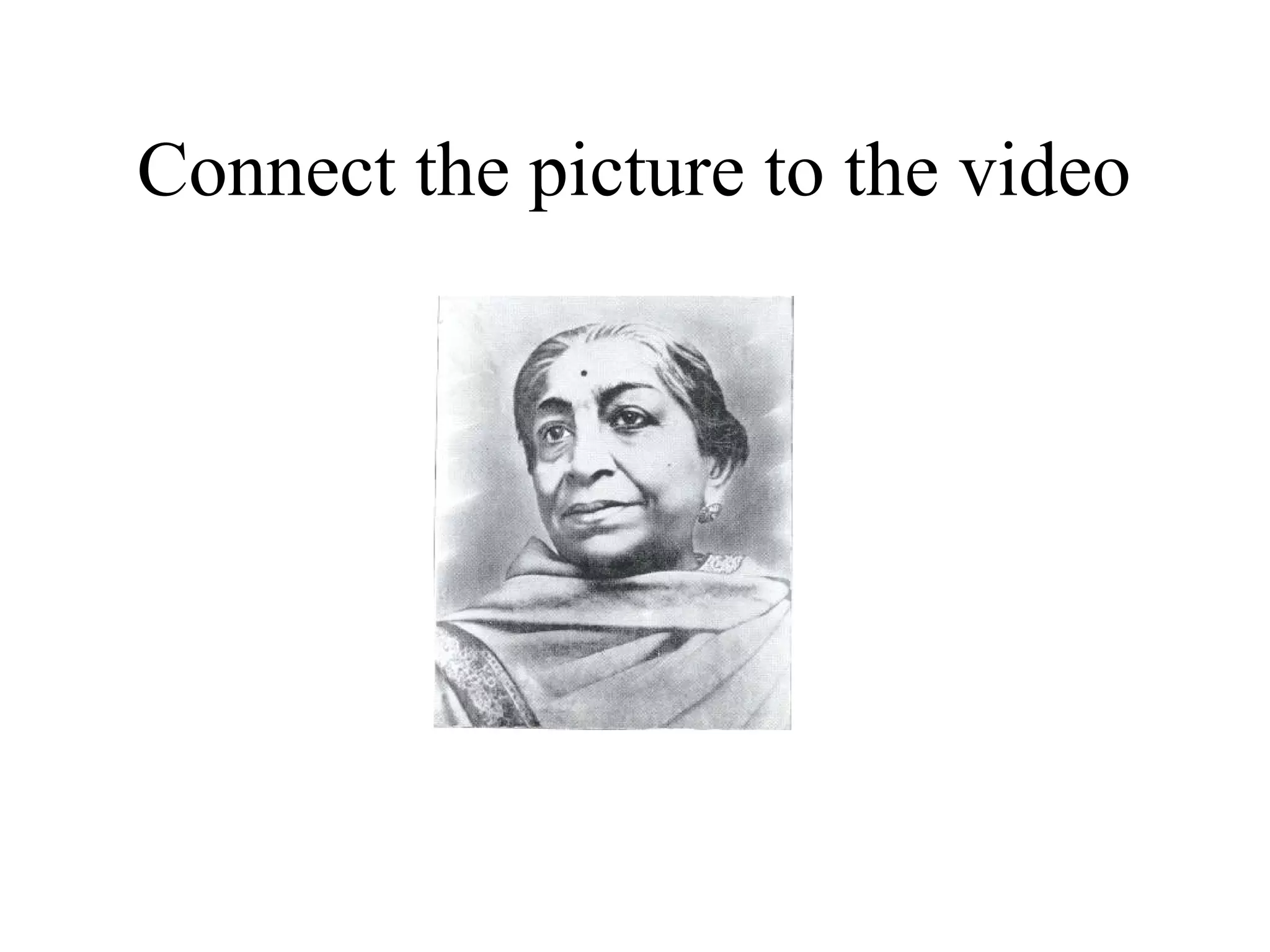 Connect the picture to the video
 