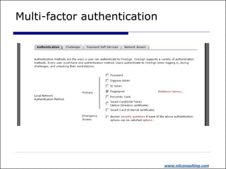 Multi-factor authentication




                              www.niiconsulting.com
 