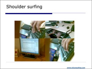 Shoulder surfing




                   www.niiconsulting.com
 