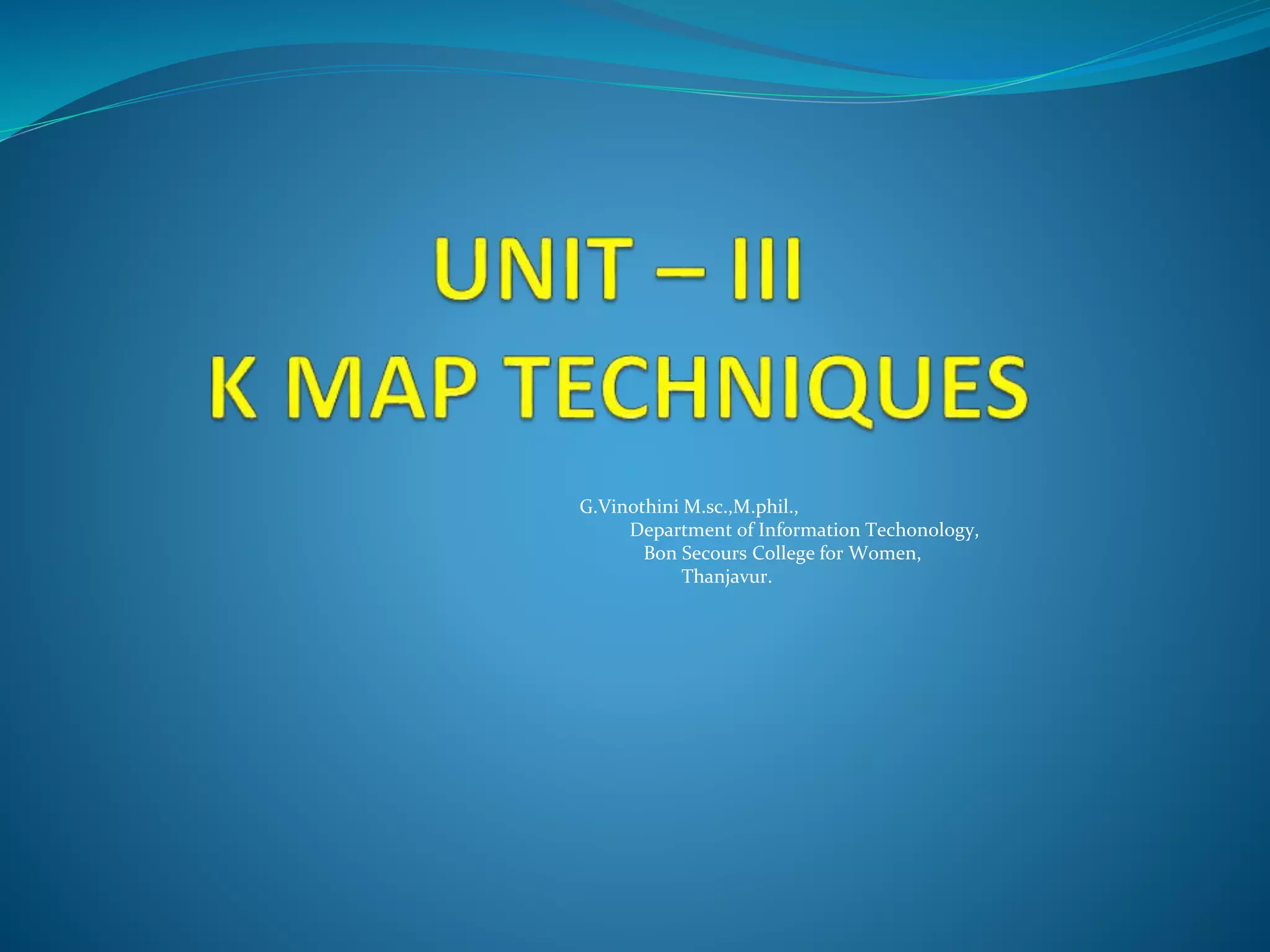 DCF - K map | PPT
