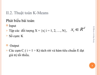 Thuật toán K mean | PPT