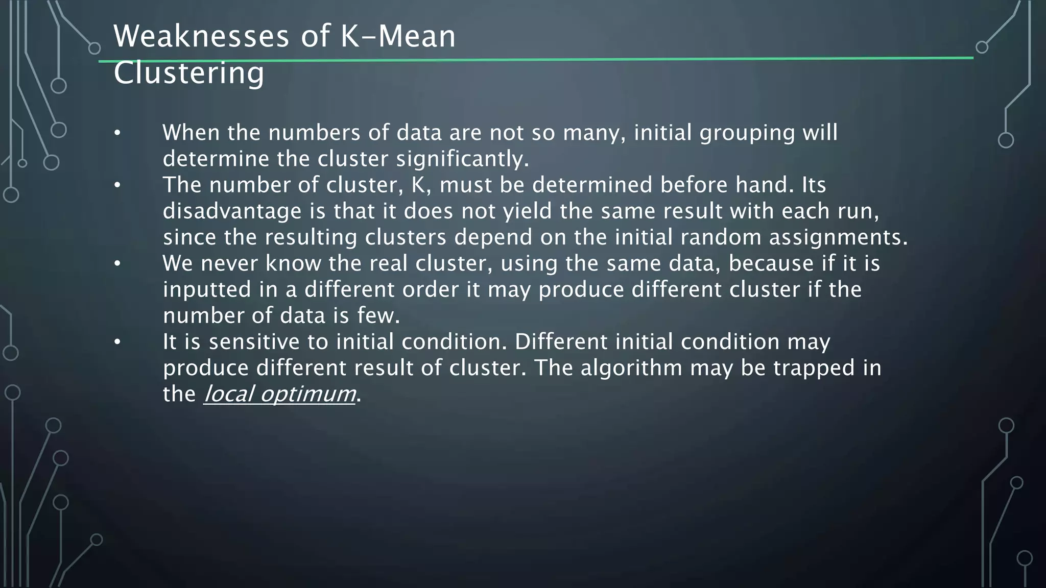 K means clustering | PPTX