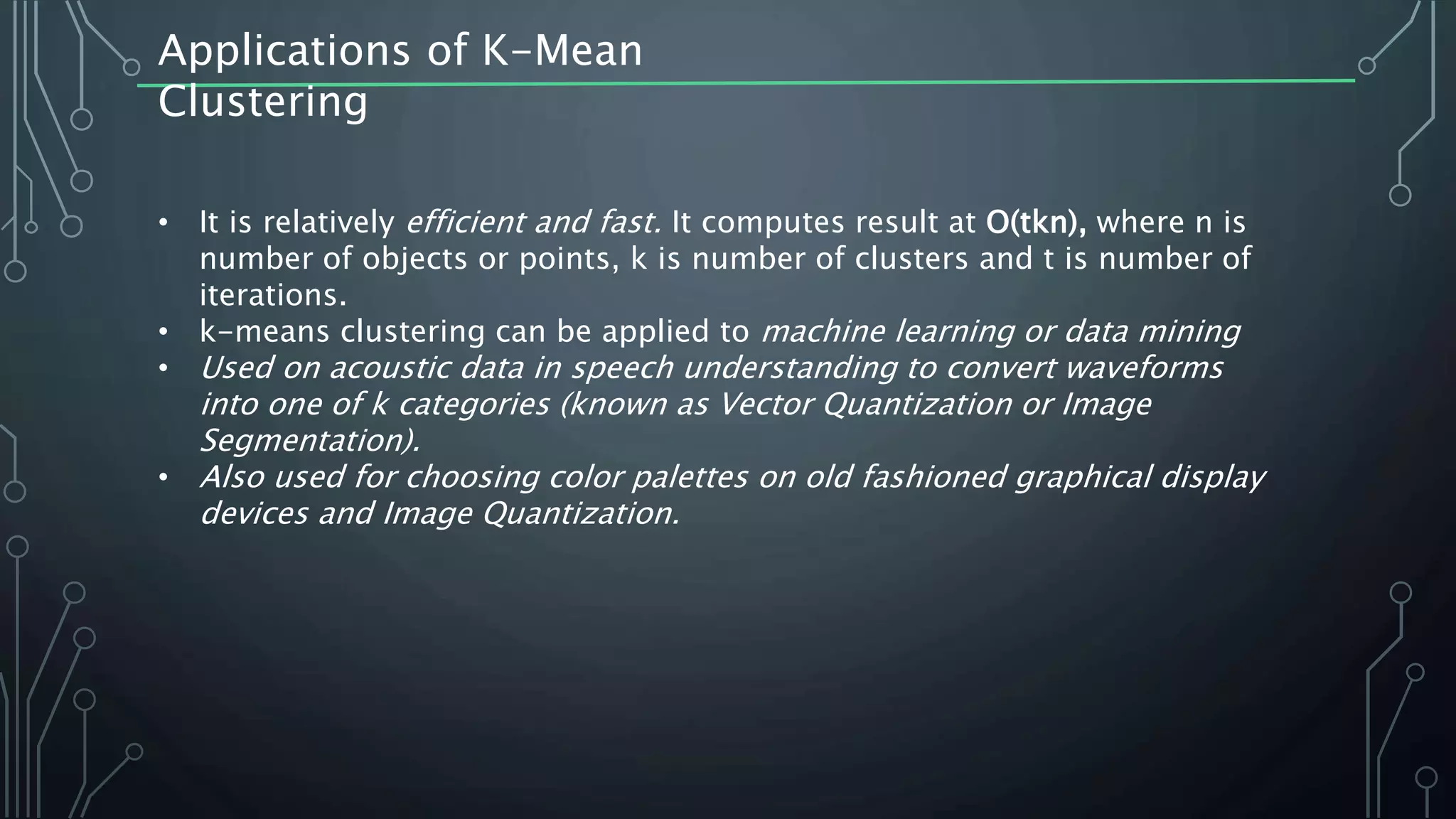 K means clustering | PPTX