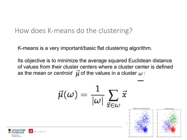 K-means Clustering | PPT