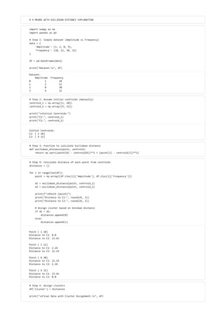 Comprehensive Guide to K-Means Clustering Using Euclidean Distance in ...