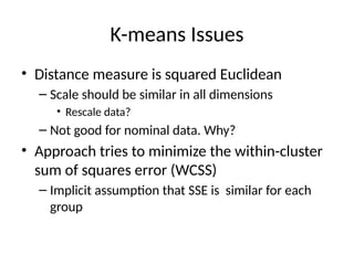 K-means Clustering for classification problem | PPTX