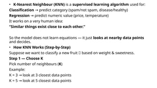 Comprehensive Guide to K-Nearest Neighbour Algorithm for Classification ...