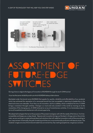 Socket Catalogue.pdf Konn Electricals Modular Switches & Sockets Catalogue 2026 | PDF