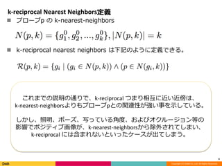 Reciprocal Encoding Person Re-Identification におけるRe-ranking のための K reciprocal-encoding | PPTX