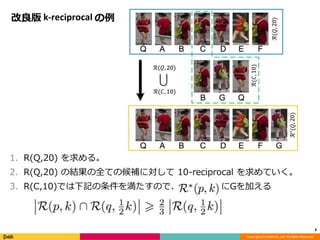 Reciprocal Encoding Person Re-Identification におけるRe-ranking のための K reciprocal-encoding | PPTX