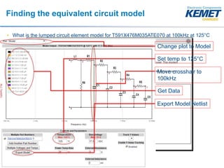 K-SIM Usage and Techniques for Simulating KEMET Capacitors | PDF