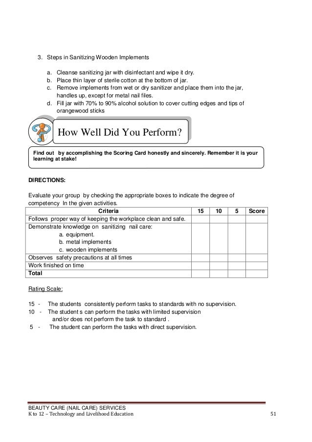 K to12nailcarelearningmodule