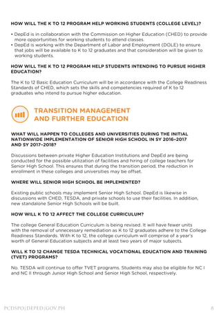 The K-12 Basic Education Program | PDF