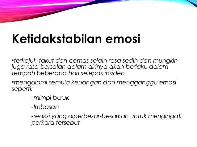 Trauma Dan Tekanan Mental - Komunikasi Kesihatan