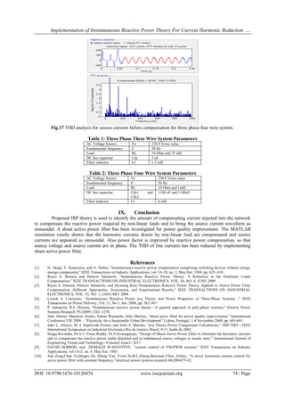 Implementation of Instantaneous Reactive Power Theory for Current ...