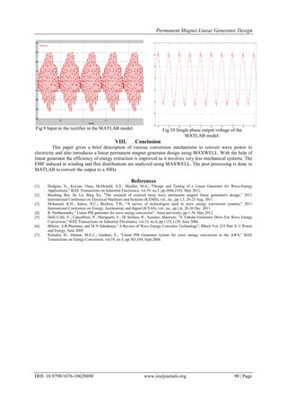 Permanent Magnet Linear Generator Design | PDF