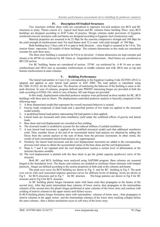 Seismic Performance Assessment of RCS Building By Pushover Analysis | PDF