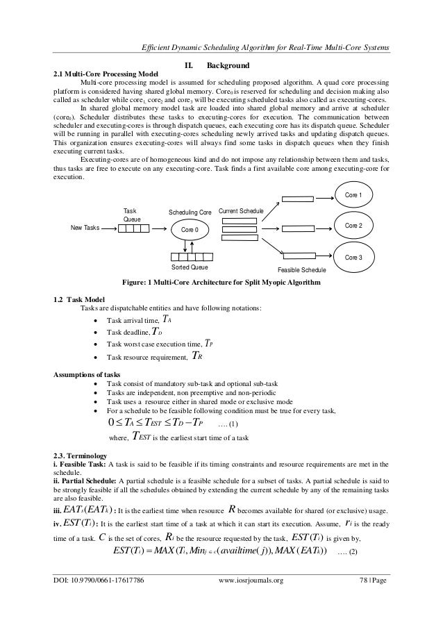 Efficient Dynamic Scheduling Algorithm For Real Time - 