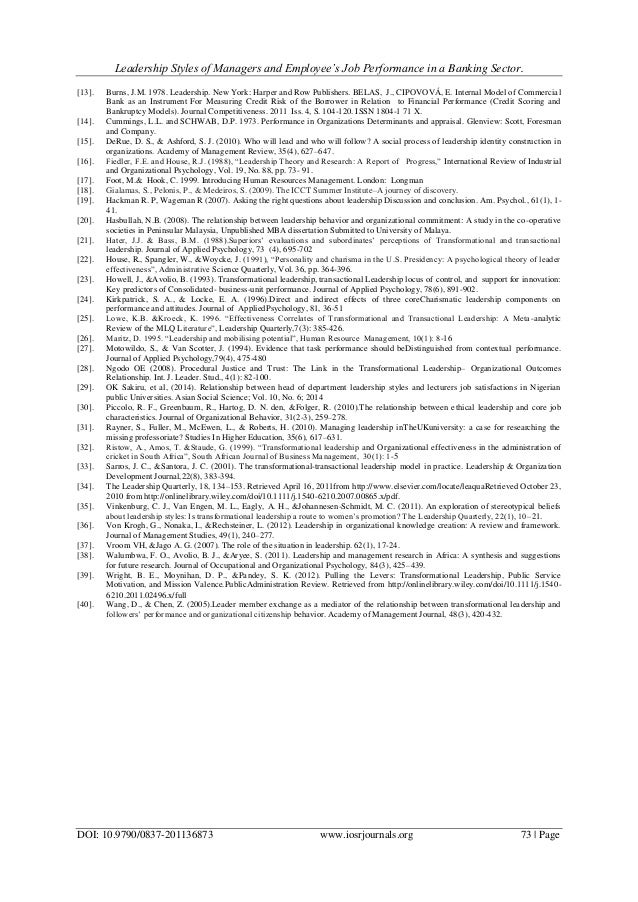 a syncretical model of charismatic transformational leadership behling pdf